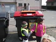 Vycházka na separační dvůr v obci